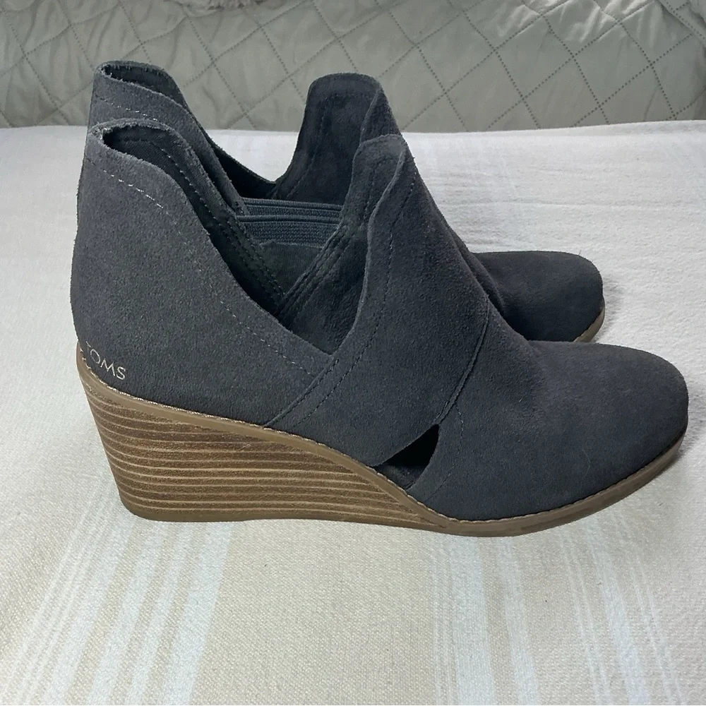 Toms Gray Ankle Boots